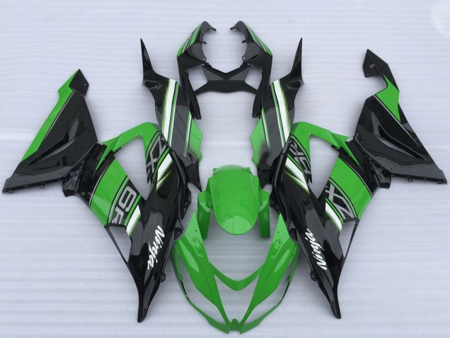 Discount 2013-2018 Green Black White Kawasaki ZX6R Motorcycle Fairings Canada