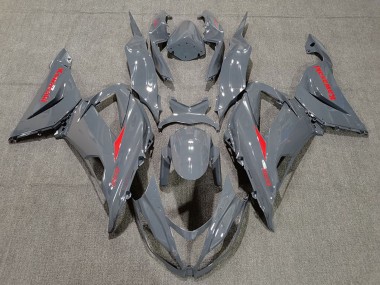 Discount 2013-2018 Nardo Grey Red Kawasaki ZX6R Motorcycle Fairings Canada