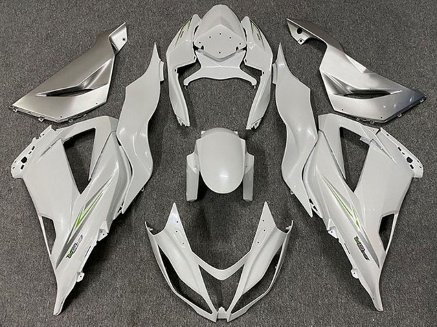 Discount 2013-2018 Pearl White Green Kawasaki ZX6R Motorcycle Fairings Canada