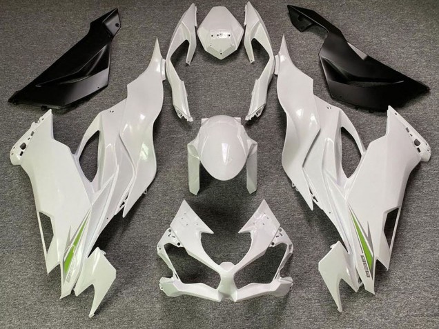 Discount 2019-2023 Pearl White Green Kawasaki ZX6R Motorcycle Fairings Canada