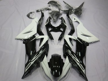 Discount 2013-2018 White Glossy Black Kawasaki ZX6R Motorcycle Fairings Canada