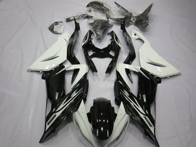 Discount 2013-2018 White Glossy Black Kawasaki ZX6R Motorcycle Fairings Canada