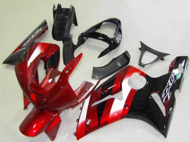Discount 2003-2004 Red White Glossy Black Kawasaki ZX6R Motorcycle Fairings Canada