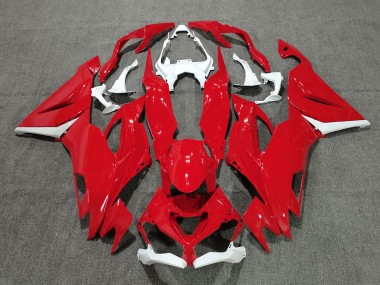Discount 2019-2023 White Red Kawasaki ZX6R Motorcycle Fairings Canada
