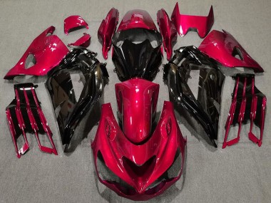 Discount 2012-2021 Red Glossy Black Kawasaki ZX14R Motorcycle Fairings Canada