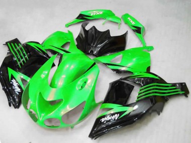 Discount 2012-2021 Green Glossy Black White Ninja Kawasaki ZX14R Motorcycle Fairings Canada