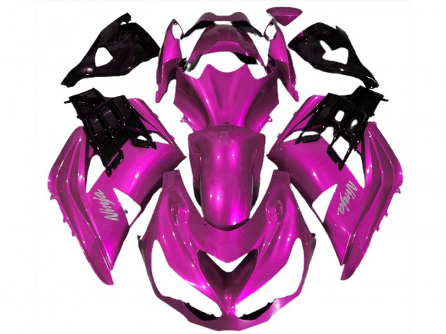 Discount 2012-2024 Hot Pink Black Kawasaki ZX14R ZZR 1400 Motorcycle Fairings Canada