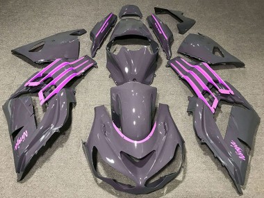 Discount 2012-2021 Nardo Grey Pink Kawasaki ZX14R Motorcycle Fairings Canada