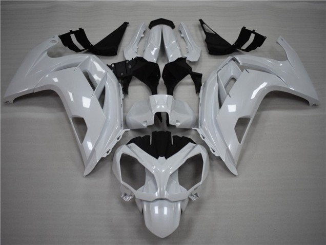 Discount 2009-2011 Pearl White Kawasaki Ninja 650R Motorcycle Fairings Canada