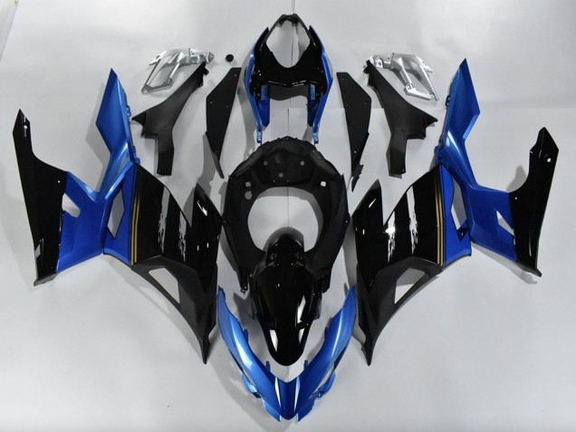 Discount 2018-2024 Blue Glossy Black Kawasaki Ninja 400 Motorcycle Fairings Canada