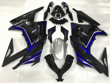 Discount 2013-2018 Glossy Black Blue Kawasaki Ninja 300 Motorcycle Fairings Canada