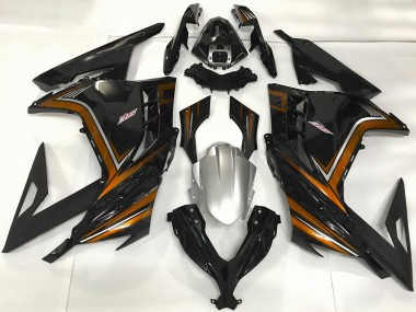 Discount 2013-2018 Glossy Black Orange Kawasaki Ninja 300 Motorcycle Fairings Canada