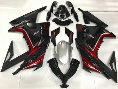 Discount 2013-2018 Glossy Black Red Kawasaki Ninja 300 Motorcycle Fairings Canada