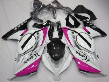 Discount 2013-2018 Glossy White Pink Black Kawasaki Ninja 300 Motorcycle Fairings Canada