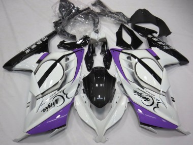 Discount 2013-2018 Glossy White Purple Black Kawasaki Ninja 300 Motorcycle Fairings Canada