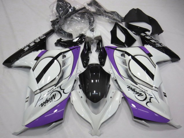 Discount 2013-2018 Glossy White Purple Black Kawasaki Ninja 300 Motorcycle Fairings Canada