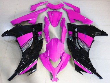 Discount 2013-2018 Hot Pink Black Kawasaki Ninja 300 Motorcycle Fairings Canada
