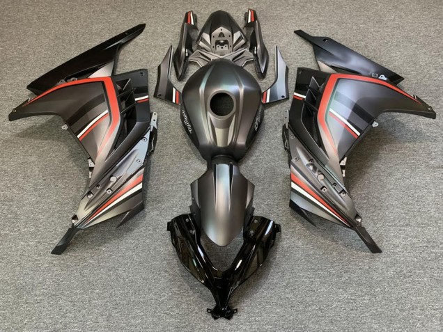 Discount 2013-2018 Matte Black Red Kawasaki Ninja 300 Motorcycle Fairings Canada