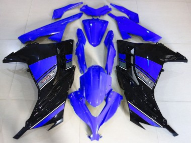 Discount 2013-2018 Blue Black Kawasaki Ninja 300 Motorcycle Fairings Canada