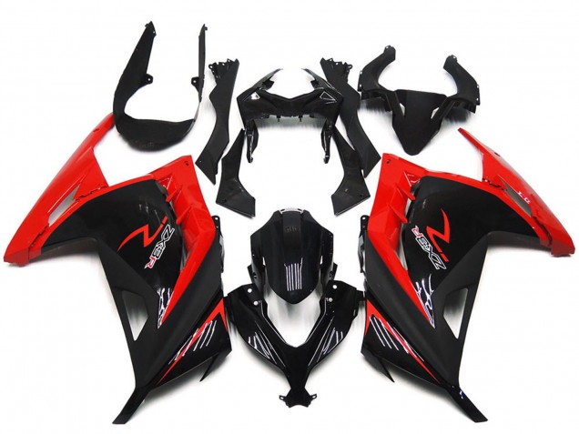 Discount 2013-2018 Red Glossy Black Kawasaki Ninja 300 EX300 Motorcycle Fairings Canada