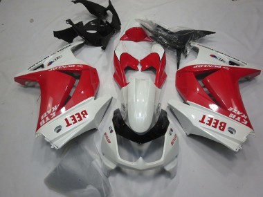 Discount 2008-2012 White Red Beet Kawasaki Ninja 250 Motorcycle Fairings Canada