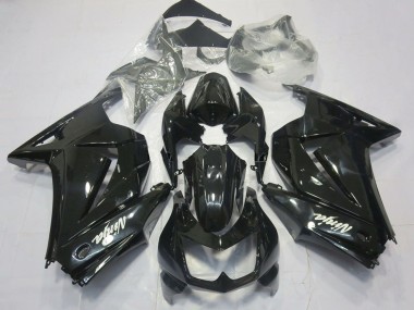 Discount 2008-2012 Glossy Black White Ninja Kawasaki Ninja 250 Motorcycle Fairings Canada