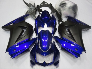 Discount 2008-2012 Blue Matte Black Kawasaki Ninja 250 Motorcycle Fairings Canada