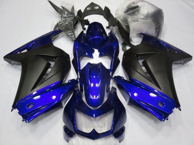Discount 2008-2012 Blue Matte Black Kawasaki Ninja 250 Motorcycle Fairings Canada