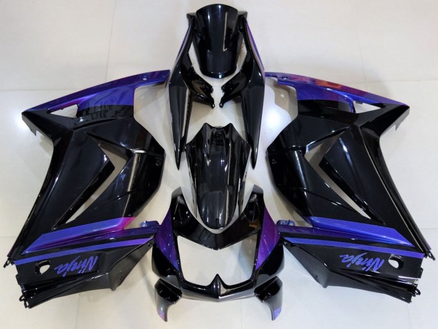Discount 2008-2012 Blue Glossy Black Kawasaki Ninja 250 Motorcycle Fairings Canada