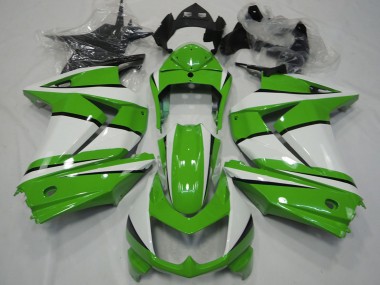 Discount 2008-2012 White Green Black Kawasaki Ninja 250 Motorcycle Fairings Canada