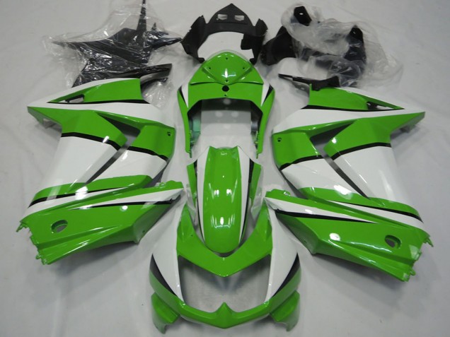 Discount 2008-2012 White Green Black Kawasaki Ninja 250 Motorcycle Fairings Canada
