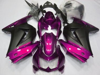 Discount 2008-2012 Pink Matte Black Kawasaki Ninja 250 Motorcycle Fairings Canada