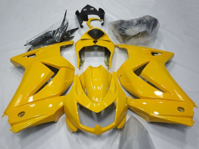 Discount 2008-2012 Yellow Kawasaki Ninja 250 Motorcycle Fairings Canada