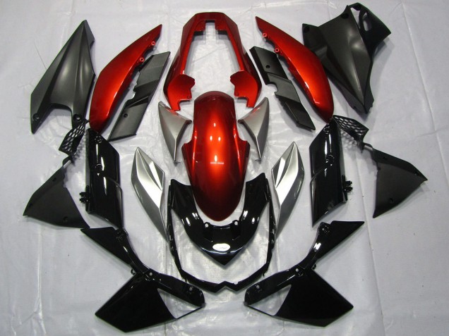 Discount 2010-2013 Red Silver Glossy Black Kawasaki Z1000 Motorcycle Fairings Canada