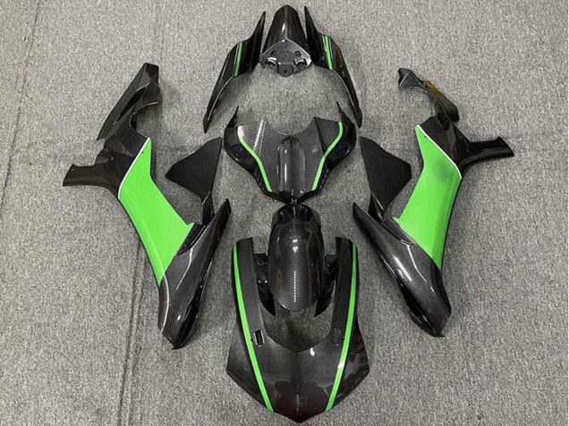 Discount 2015-2019 Carbon Fiber Green Yamaha R1 Motorcycle Fairings Canada