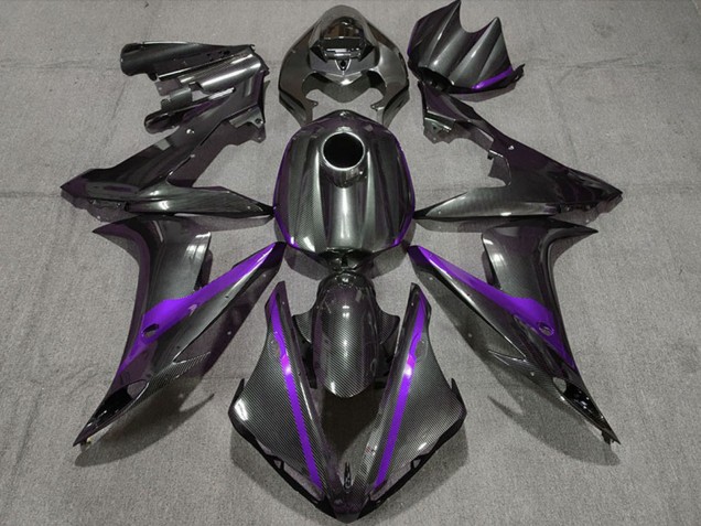 Discount 2004-2006 Carbon Fiber Style Purple Yamaha R1 Motorcycle Fairings Canada