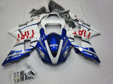 Discount 2000-2001 White Blue Red Fiat Motul Yamaha R1 Motorcycle Fairings Canada