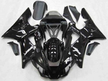 Discount 2000-2001 Glossy Black White Yamaha R1 Motorcycle Fairings Canada