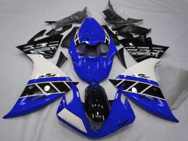 Discount 2012-2014 White Blue Glossy Black Yamaha R1 Motorcycle Fairings Canada