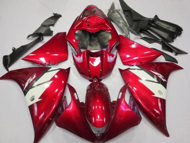 Discount 2012-2014 Red White Yamaha R1 Motorcycle Fairings Canada