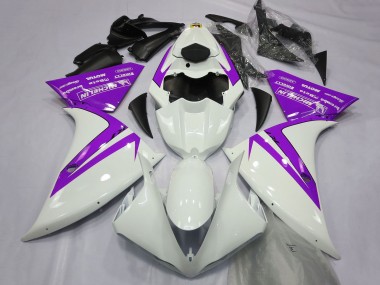 Discount 2012-2014 White Purple Yamaha R1 Motorcycle Fairings Canada