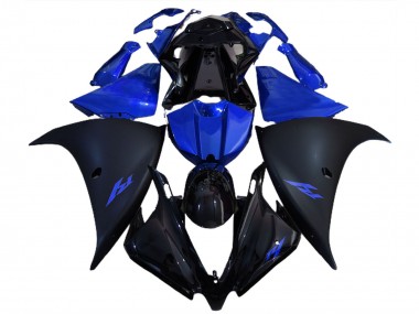 Discount 2012-2014 Glossy Black Matte Black Blue Yamaha R1 Motorcycle Fairings Canada