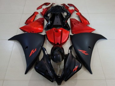 Discount 2012-2014 Glossy Black Matte Black Red Yamaha R1 Motorcycle Fairing Canada