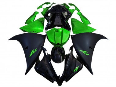 Discount 2012-2014 Glossy Black Matte Black Green Yamaha R1 Motorcycle Fairings Canada