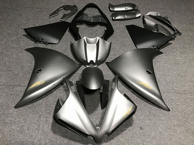 Discount 2012-2014 Matte Grey Gold Decals Yamaha R1 Motorcycle Fairings Canada