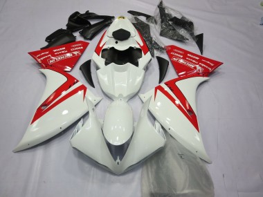 Discount 2012-2014 White Red Yamaha R1 Motorcycle Fairings Canada