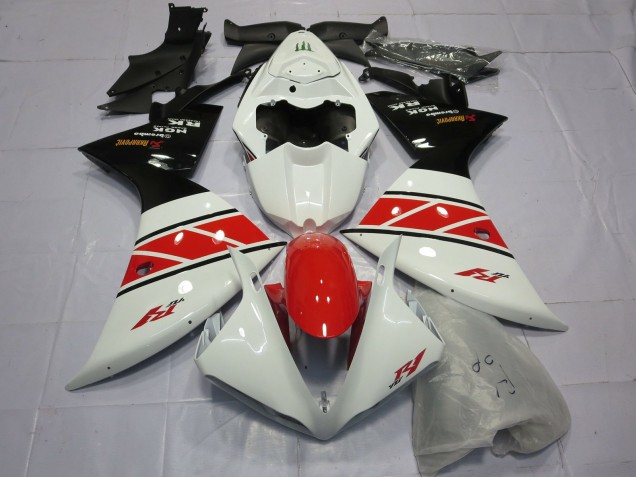 Discount 2012-2014 White Red Black Yamaha R1 Motorcycle Fairings Canada