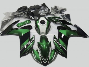 Discount 2015-2018 Green White Glossy Black Yamaha R3 Motorcycle Fairing Canada