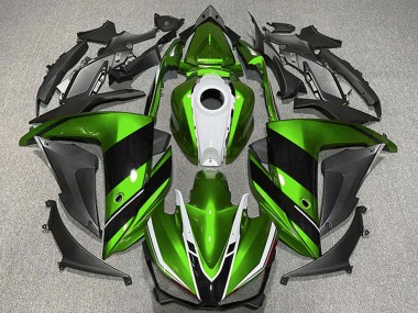 Discount 2015-2018 Green White Glossy Black Yamaha R3 Motorcycle Fairings Canada