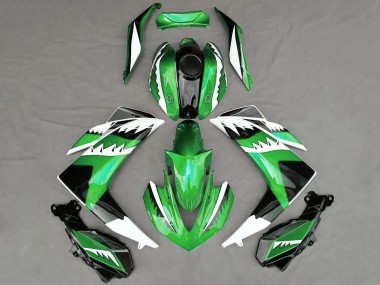 Discount 2015-2018 Green White Black Shark Yamaha R3 Motorcycle Fairings Canada